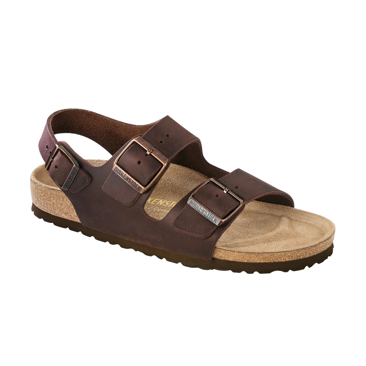 Birkenstock Milano Oiled Leather(Unisex) Habana