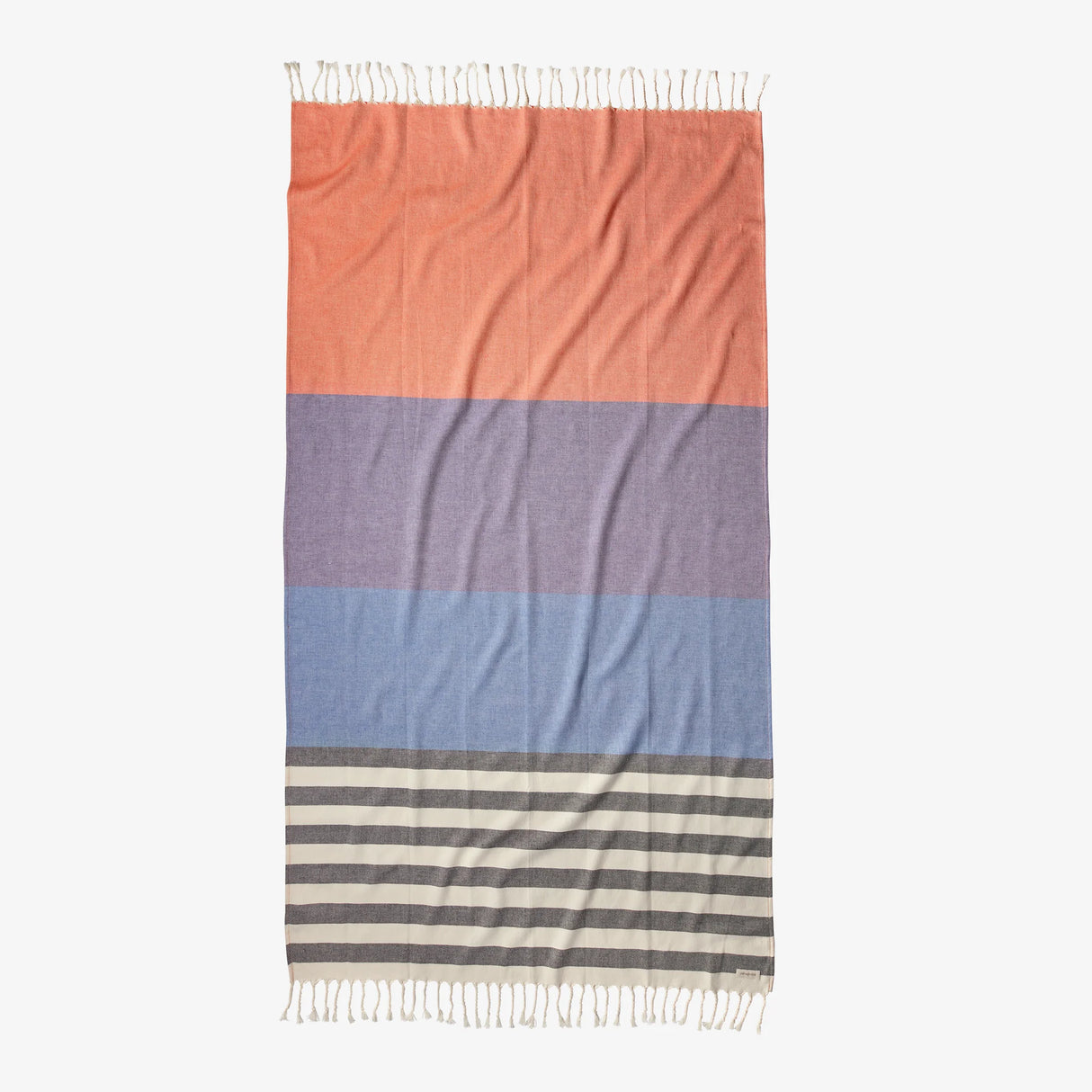 Patagonia Lightweight Towel - Fitz Stripe TWL: Campfire Orange