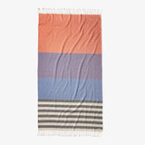 Patagonia Lightweight Towel - Fitz Stripe TWL: Campfire Orange
