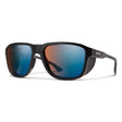 Smith Embark - Matte Black + Chromapop Glacier Photochromic Copper Blue Mirror - Find Your Feet Australia Hobart Launceston Tasmania