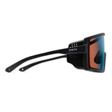 Smith Pursuit Sunglasses - Matte Black + ChromaPop Glacier Photochromic Copper To Gray With Blue Mirror