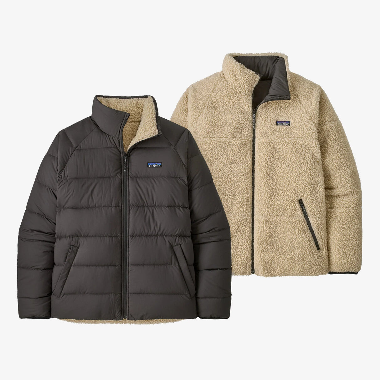 Patagonia Reversible Silent Down Jacket (Men's) - Black
