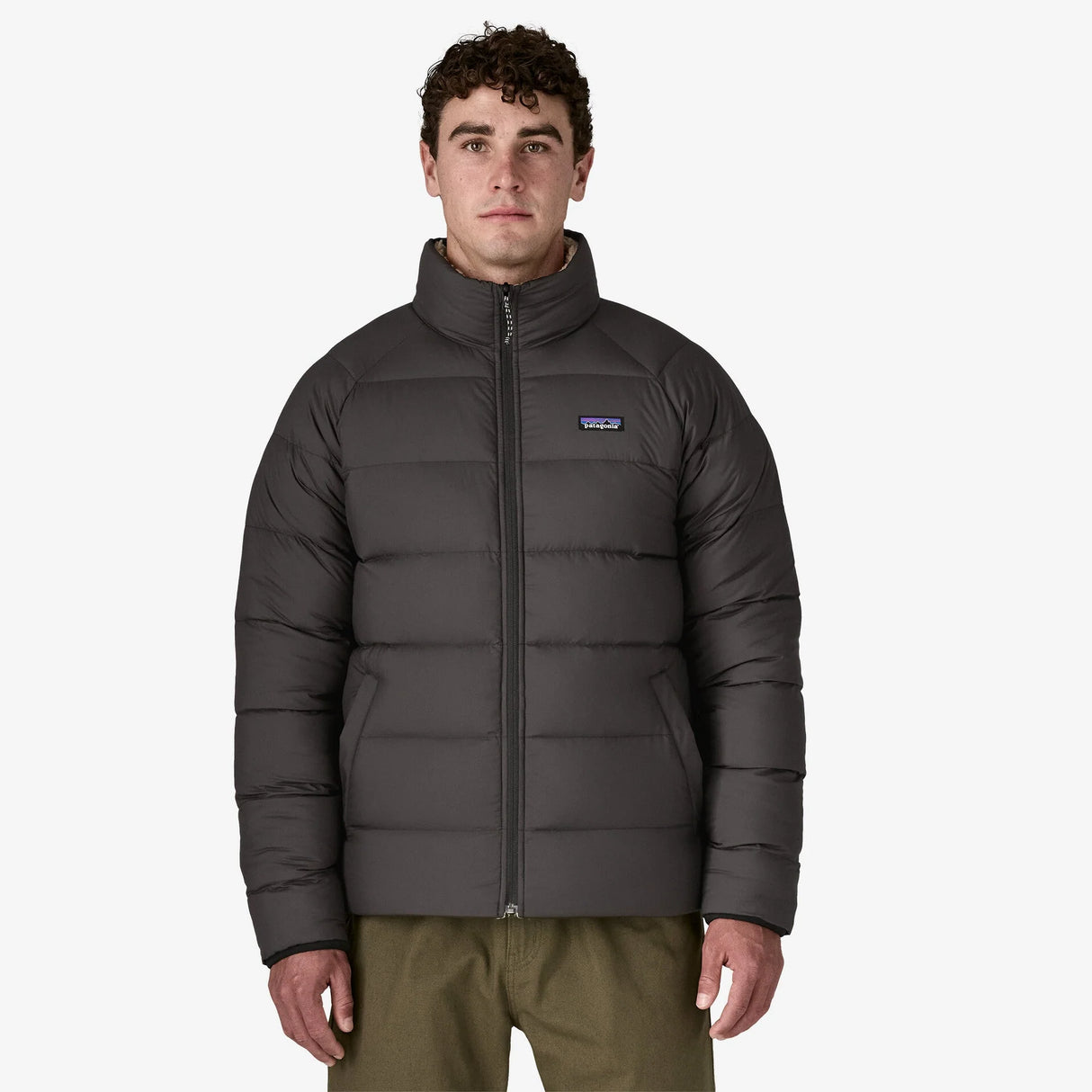 Patagonia Reversible Silent Down Jacket (Men's) - Black