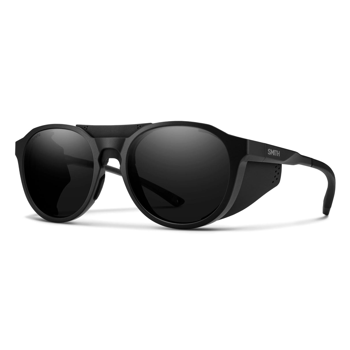 Smith Venture Sunglasses - Matte Black + ChromaPop Glass Polarised Black