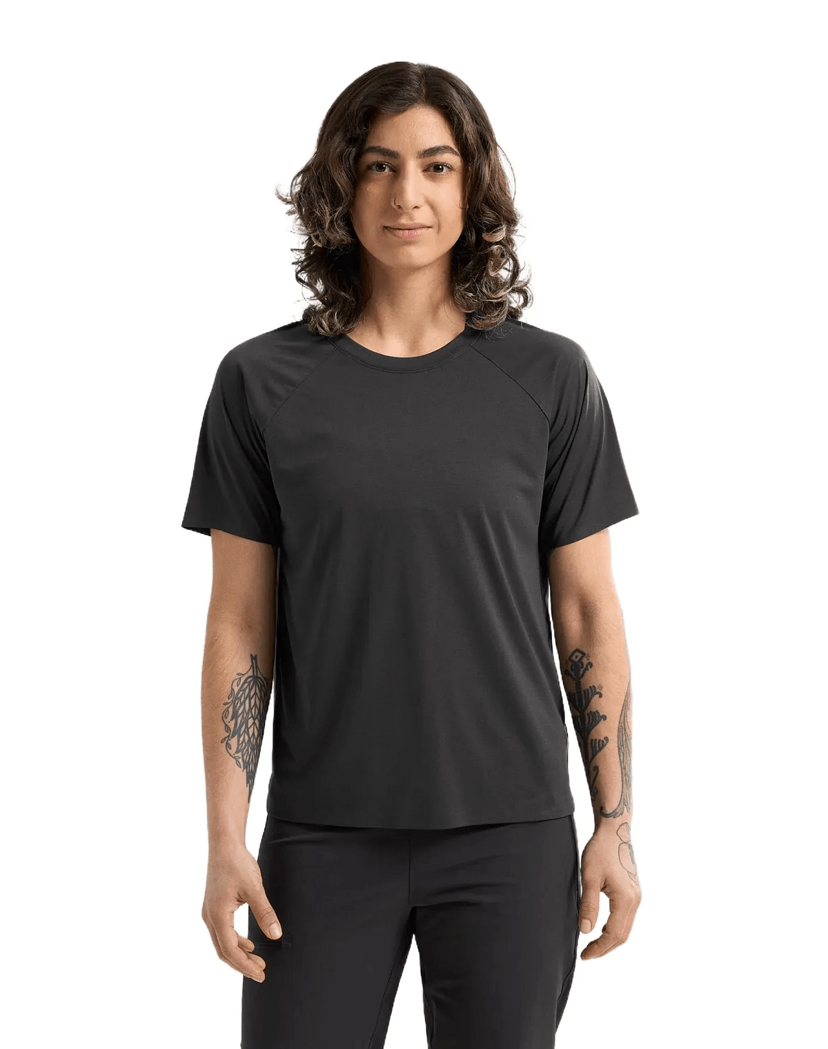 Arcteryx Silene Crew SS (Women's) - Black Heather - Find Your Feet Australia Hobart Launceston Tasmania