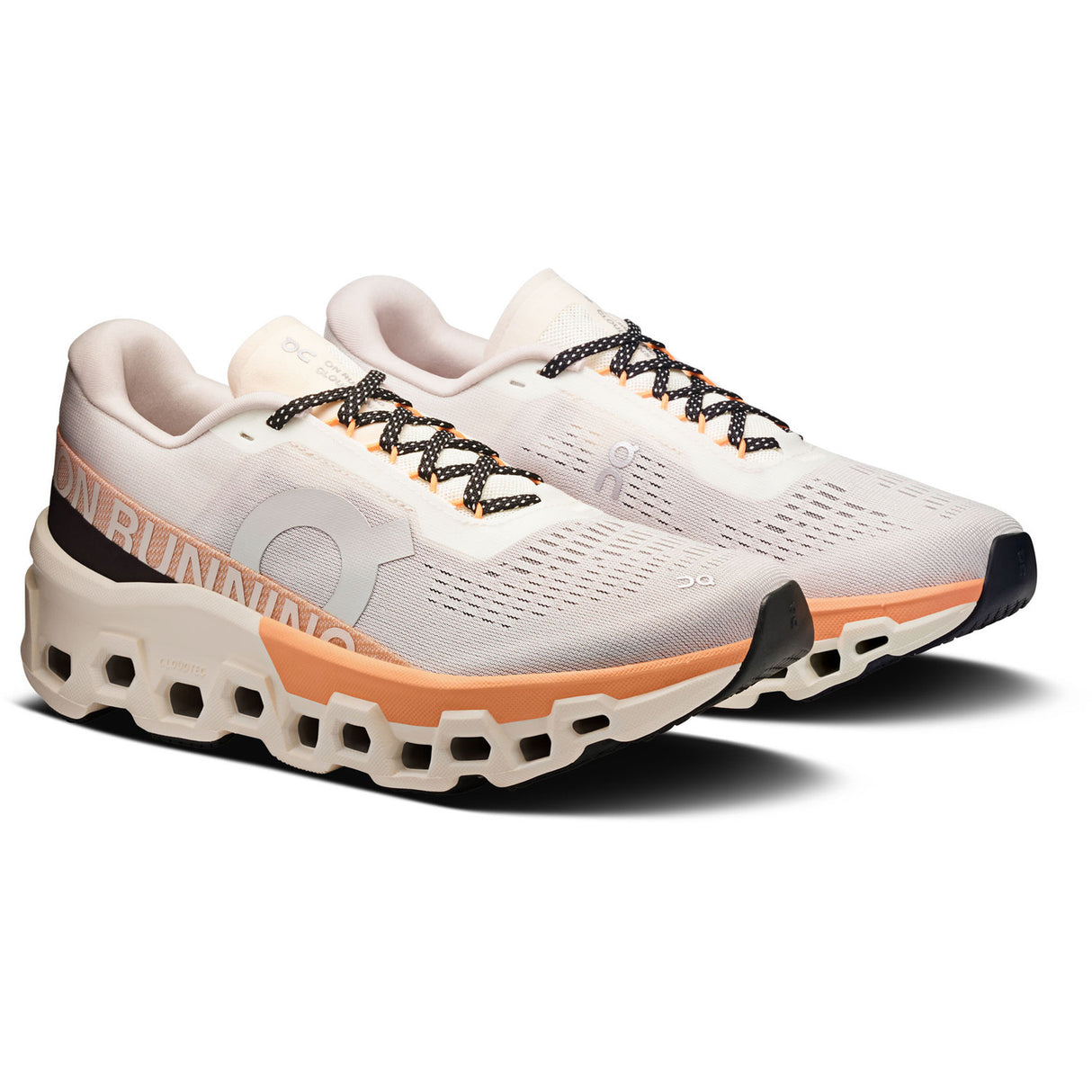 On Cloudmonster 2 (Women's) - Ivory/Tangerine - Find Your Feet Australia Hobart Launceston Tasmania