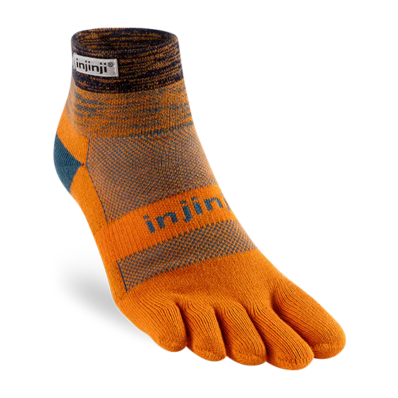 Injinji Trail 2.0 MW Mini-Crew Toesocks (Unisex)