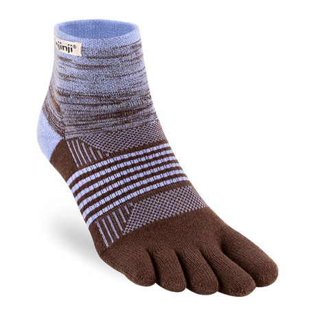 Injinji Trail 2.0 MW Mini-Crew Toesocks (Women's) - Periwinkle