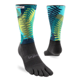Injinji Spectrum Trail Midweight Crew Socks (Unisex) - Jungle