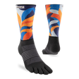 Injinji Spectrum Trail Midweight Crew Toesocks (Women's) - Botanic