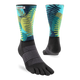Injinji Spectrum Trail Midweight Crew Toesocks (Women's) - Jungle