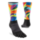 Injinji Spectrum Trail Midweight Crew Toesocks (Women's) - Verdure