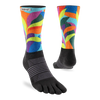 Injinji Spectrum Trail Midweight Crew Toesocks (Women's) - Verdure