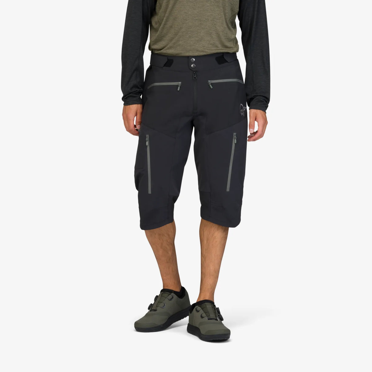 Norrøna Fjørå Flex1 Shorts (Men's) - Caviar Black - Find Your Feet Australia Hobart Launceston Tasmania