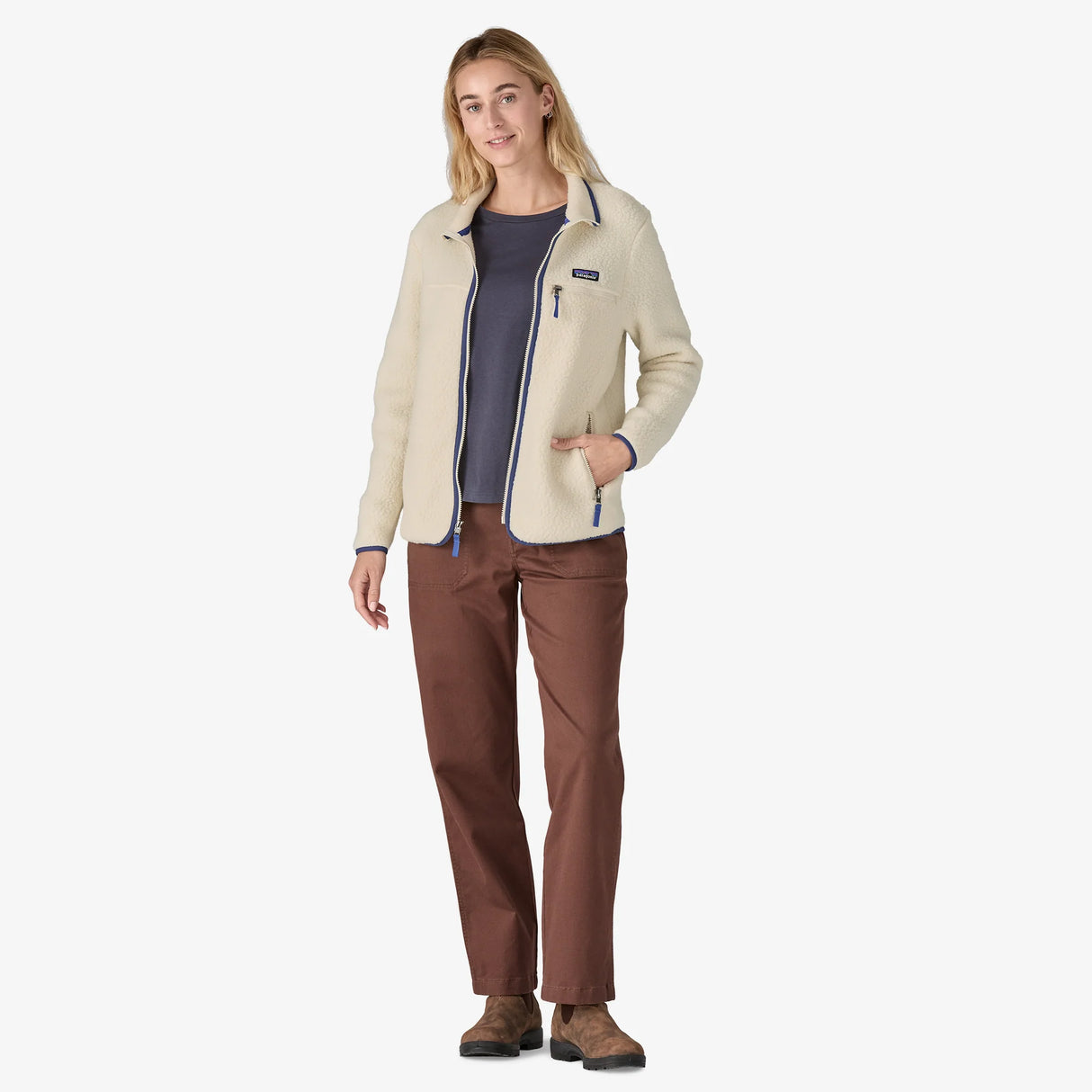Patagonia Retro Pile Jacket (Women's) - Natural - Find Your Feet Australia Hobart Launceston Tasmania