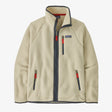 Patagonia Retro Pile Fleece Jacket (Men's) - Pelican w/Smolder Blue