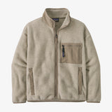 Patagonia Synchilla Fleece Jacket (Women's) - Oatmeal Heather w/Seabird Grey