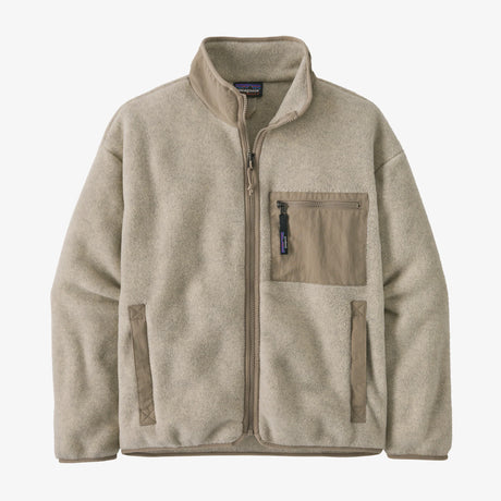 Patagonia Synchilla Fleece Jacket (Women's) - Oatmeal Heather w/Seabird Grey