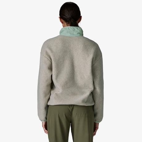 Patagonia Synchilla Fleece Jacket (Women's) - Oatmeal Heather w/Thin Ice