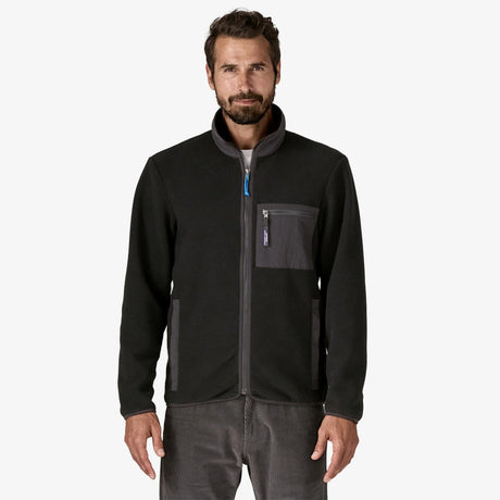 Patagonia Synchilla Fleece Jacket (Men's) - Black Solid