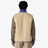 Patagonia Classic Retro-X Fleece Vest (Men's) - Dark Natural - Beige - Cream - Blue - Red