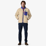 Patagonia Classic Retro-X Fleece Jacket (Men's) - Dark Natural - Beige - Cream - Blue - Red