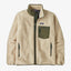 Patagonia Classic Retro-X Fleece Jacket (Men's) - Dark Natural w/Basin Green