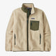 Patagonia Classic Retro-X Fleece Jacket (Men's) - Dark Natural w/Basin Green