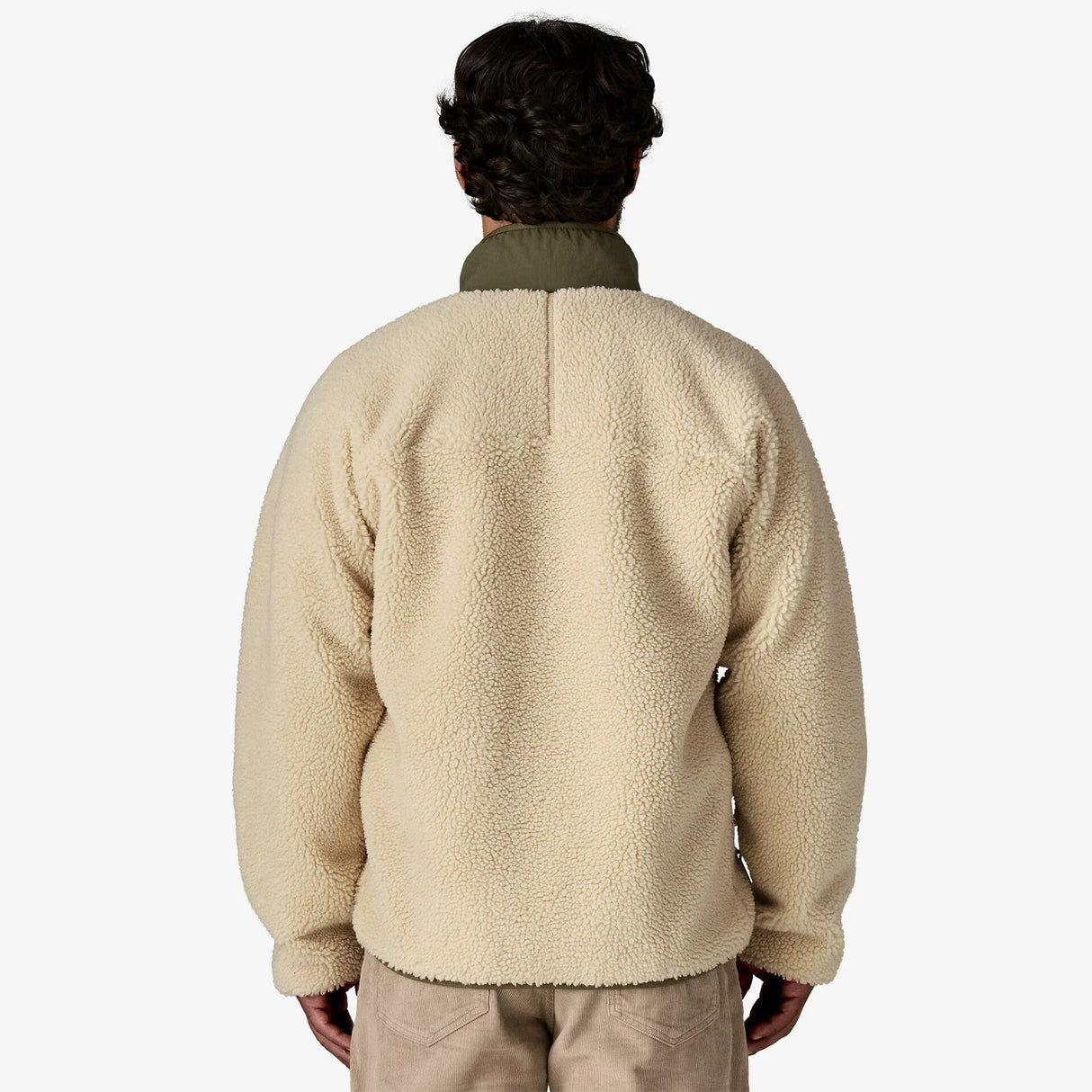 Patagonia Classic Retro-X Fleece Jacket (Men's) - Dark Natural w/Basin Green