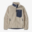 Patagonia Classic Retro-X Fleece Jacket (Women's) - Natural w/New Navy - Find Your Feet Australia Hobart Launceston Tasmania