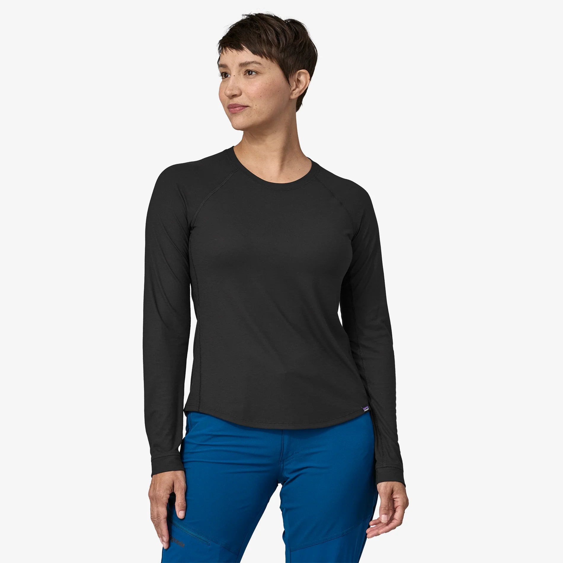 Patagonia L/S Cap Cool Trail Shirt (Women's) - Black - Find Your Feet Australia Hobart Launceston Tasmania