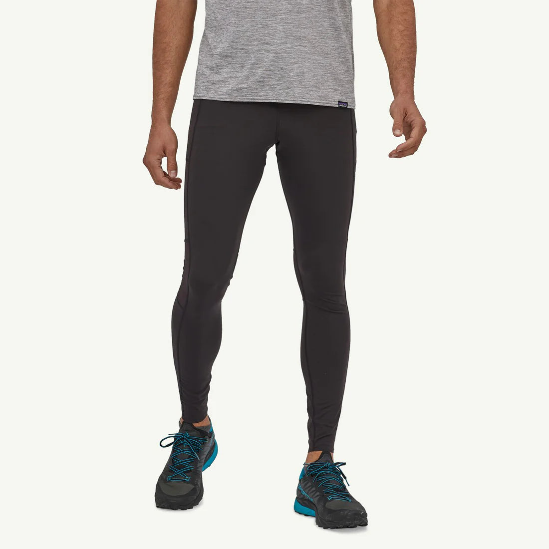 Patagonia Endless Run Tights (Men's) - Black - Find Your Feet Australia Hobart Launceston Tasmania