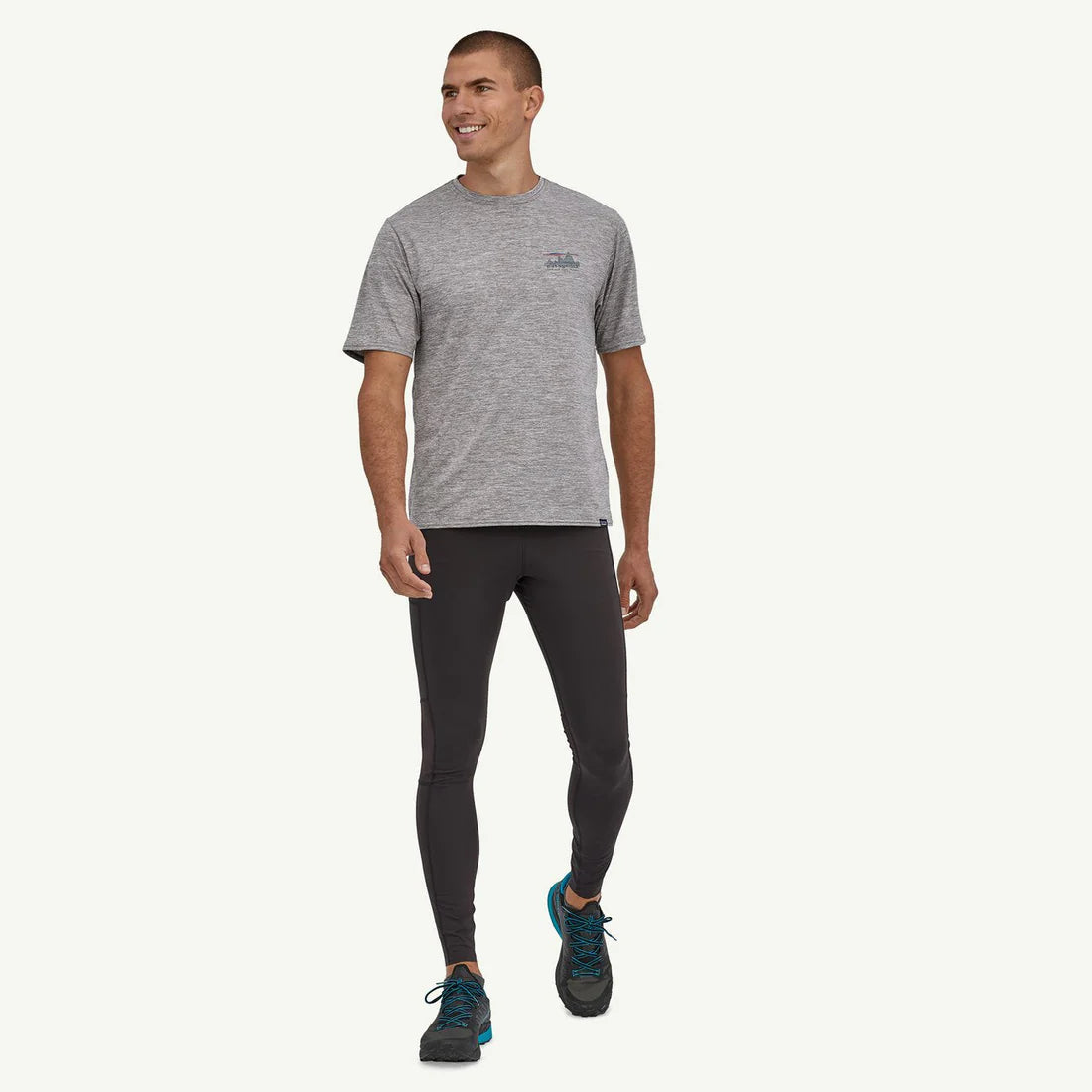 Patagonia Endless Run Tights (Men's) - Black - Find Your Feet Australia Hobart Launceston Tasmania