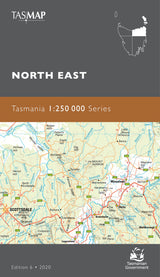  - Tasmap 1:250000 Topographic Maps - North East