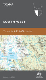  - Tasmap 1:250000 Topographic Maps - South West