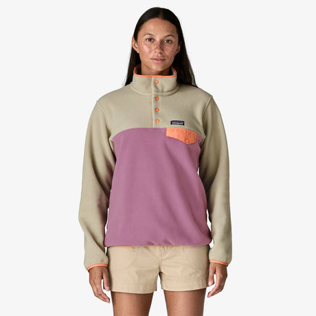 Patagonia Lightweight Synchilla Snap-T Fleece Pullover (Women's) - Light Violet