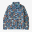 Patagonia Lightweight Synchilla® Snap-T® Fleece Pullover (Women's) - Swallowtail Geo: Still Blue - Find Your Feet Australia Hobart Launceston Tasmania