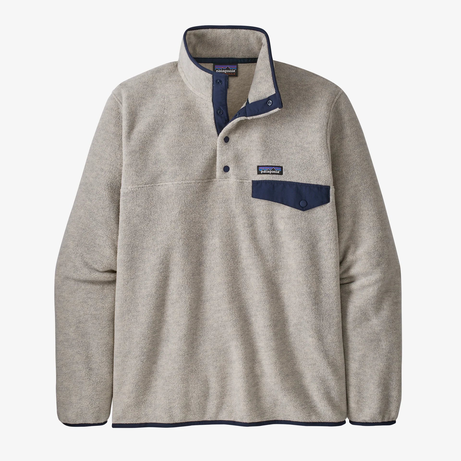 Patagonia Lightweight Synchilla Snap-T Pullover (Men's) - Oatmeal Heather - Find Your Feet Australia Hobart Launceston Tasmania