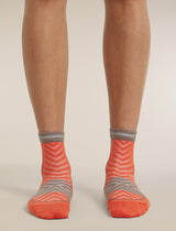 Icebreaker Merino Blend Run+ Ultralight Mini Socks (Women's) - Fervid Porcini