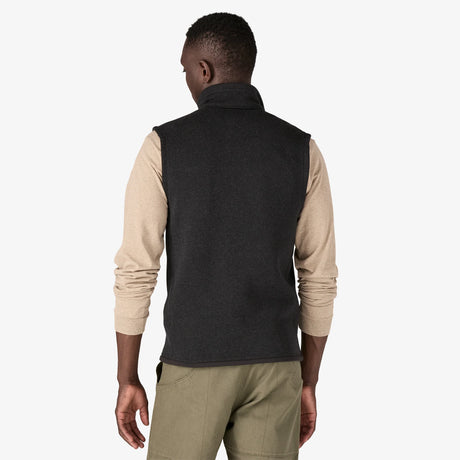 Patagonia Better Sweater Vest (Men's) - Black - Find Your Feet Australia Hobart Launceston Tasmania