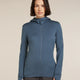 Icebreaker Merino 260 Quantum Long Sleeve Zip Hoodie (Women's) - Dawn