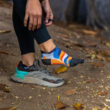 Injinji Spectrum Run Lightweight No-Show Toesocks (Women's) - Botanic