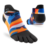 Injinji Spectrum Run Lightweight No-Show Toesocks (Women's) - Botanic