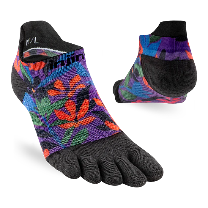 Injinji Spectrum Run Lightweight No-Show Toesocks (Women's) - Tropical