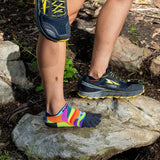 Injinji Spectrum Run Lightweight No-Show Toesocks (Women's) - Verdure