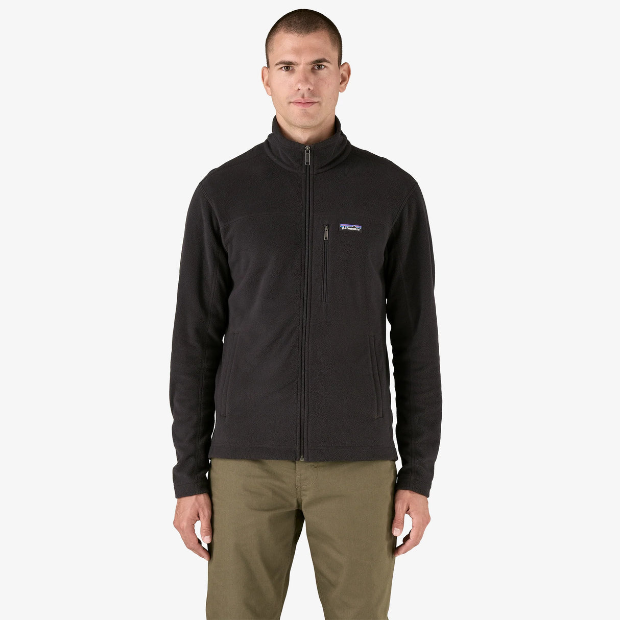 Patagonia Micro D Fleece Jacket (Men's) - Black
