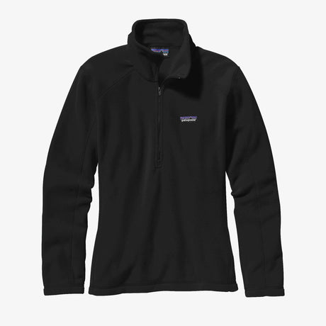 Patagonia Micro D® 1/4-Zip Fleece (Women's) - Black - Find Your Feet Australia Hobart Launceston Tasmania