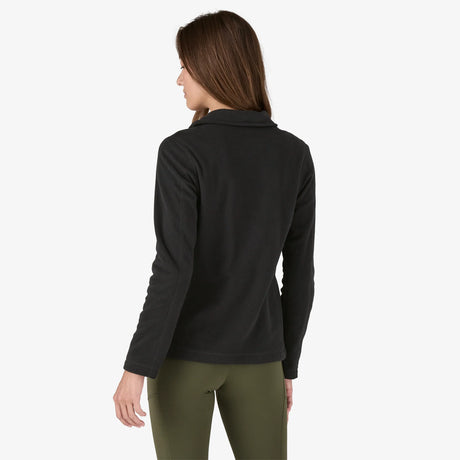 Patagonia Micro D® 1/4-Zip Fleece (Women's) - Black - Find Your Feet Australia Hobart Launceston Tasmania
