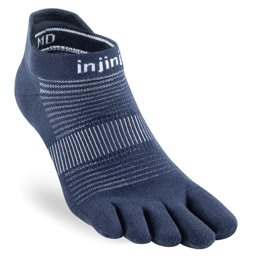 Injinji Run LW No-Show (Men's) Navy - Find Your Feet Australia Hobart Launceston Tasmania