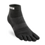 Injinji Run Lightweight Mini-Crew (Unisex) - Black - Find Your Feet Australia Hobart Launceston Tasmania